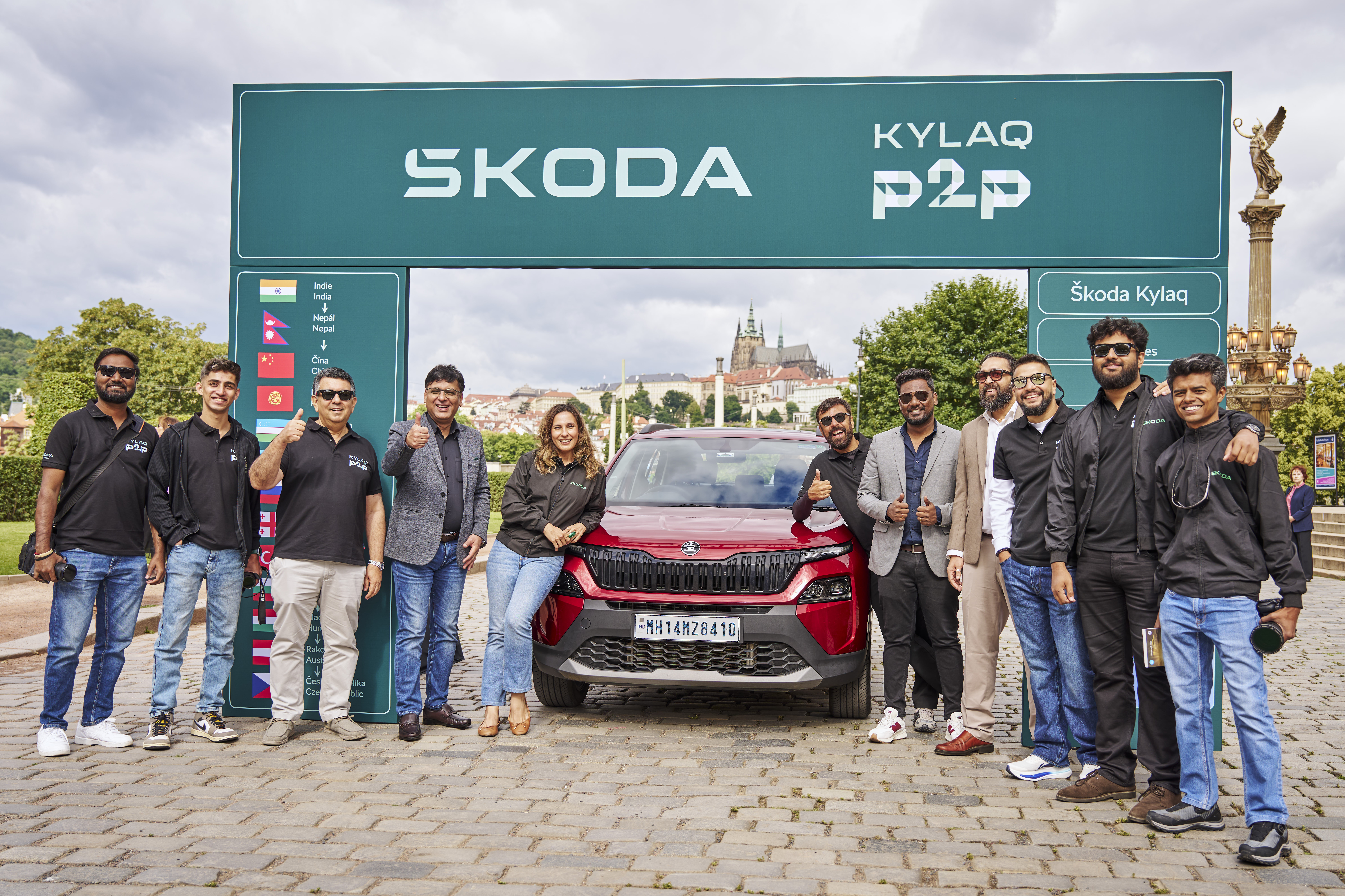 13 countries, over 19,000 kilometers. The Kylaq traveled from Pune to Prague