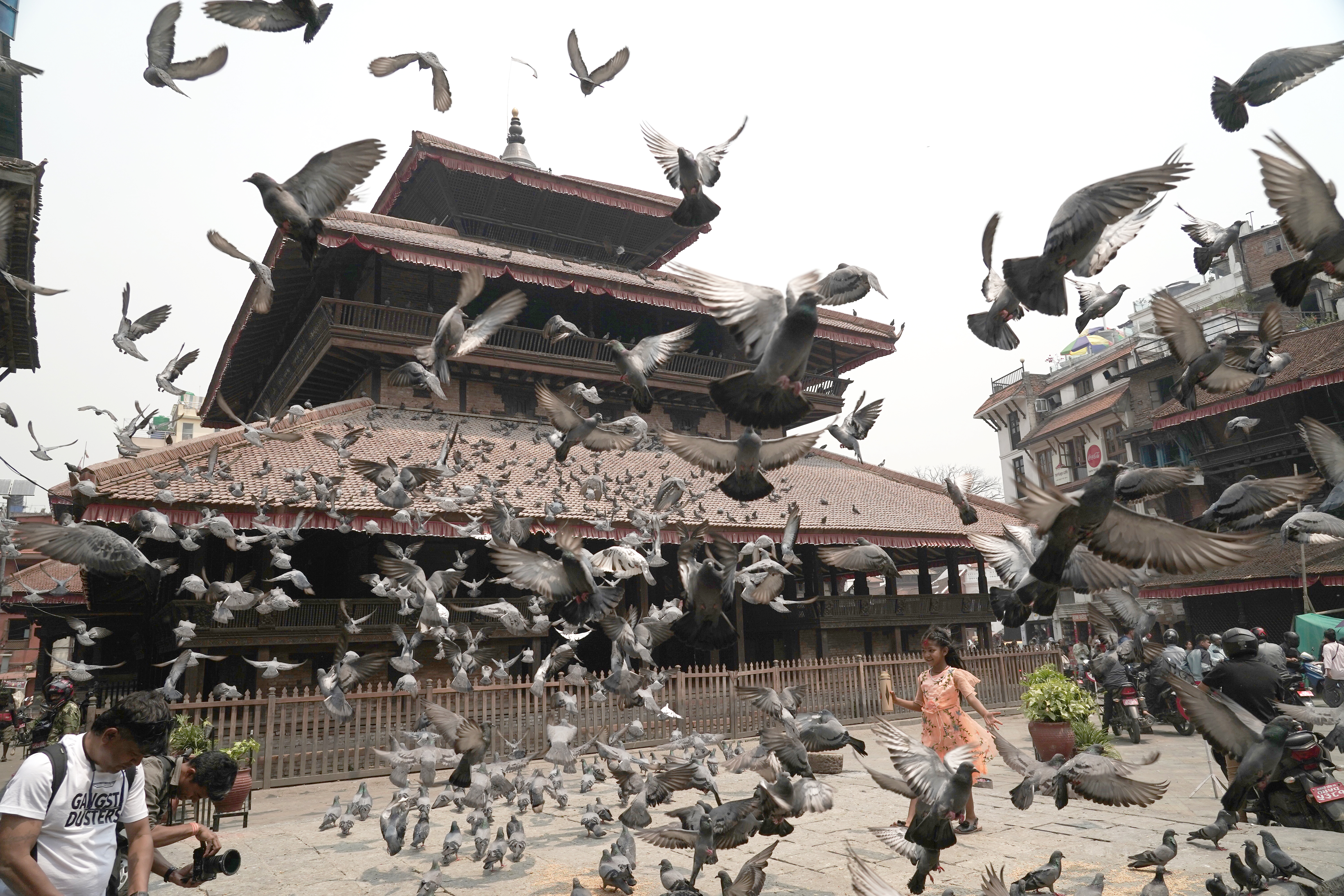 Due to official regulations, the crew spent an entire week in Nepal