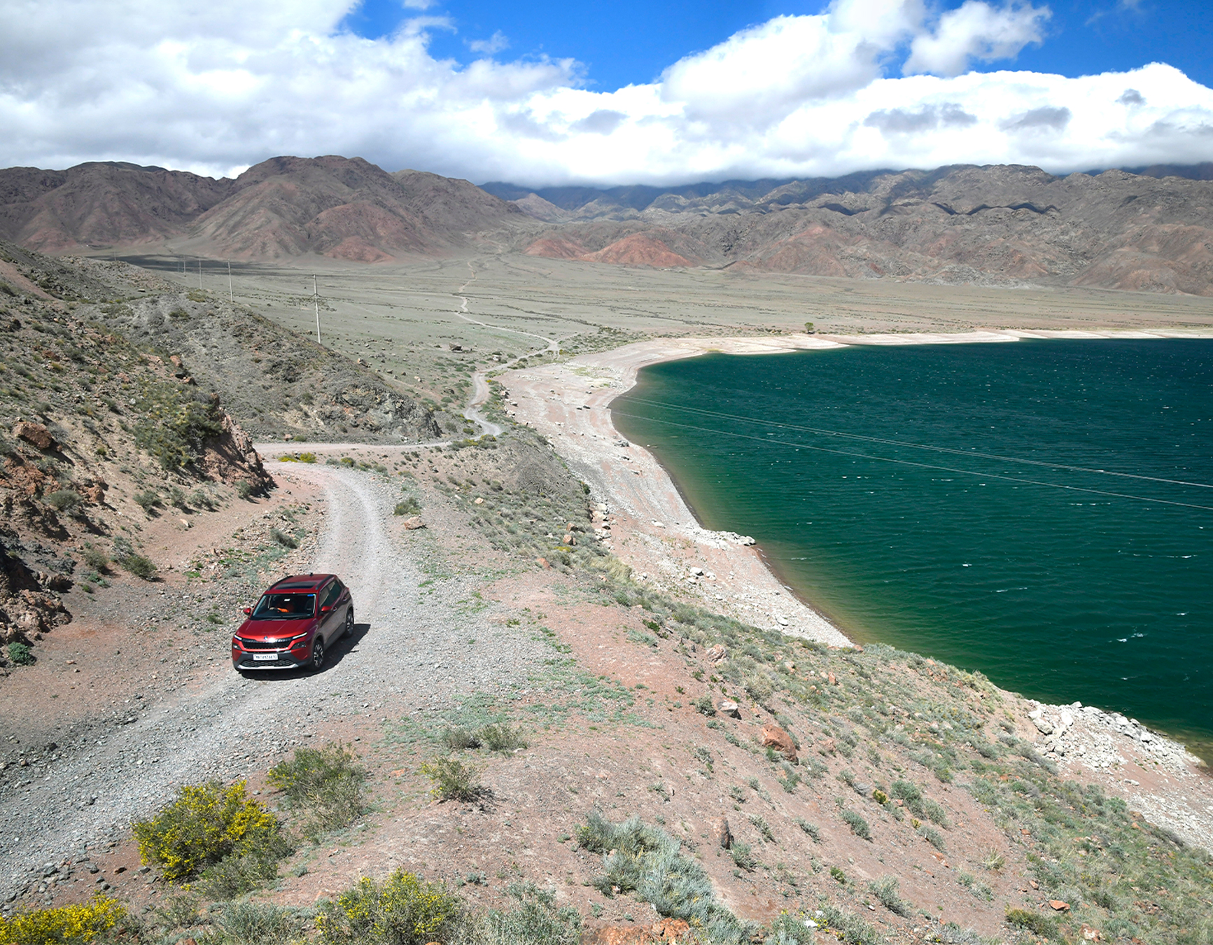 In Kyrgyzstan, the crew continued along the route of the legendary Silk Road